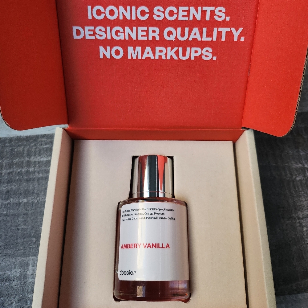 Dossier ambery vanilla 50ml nib
